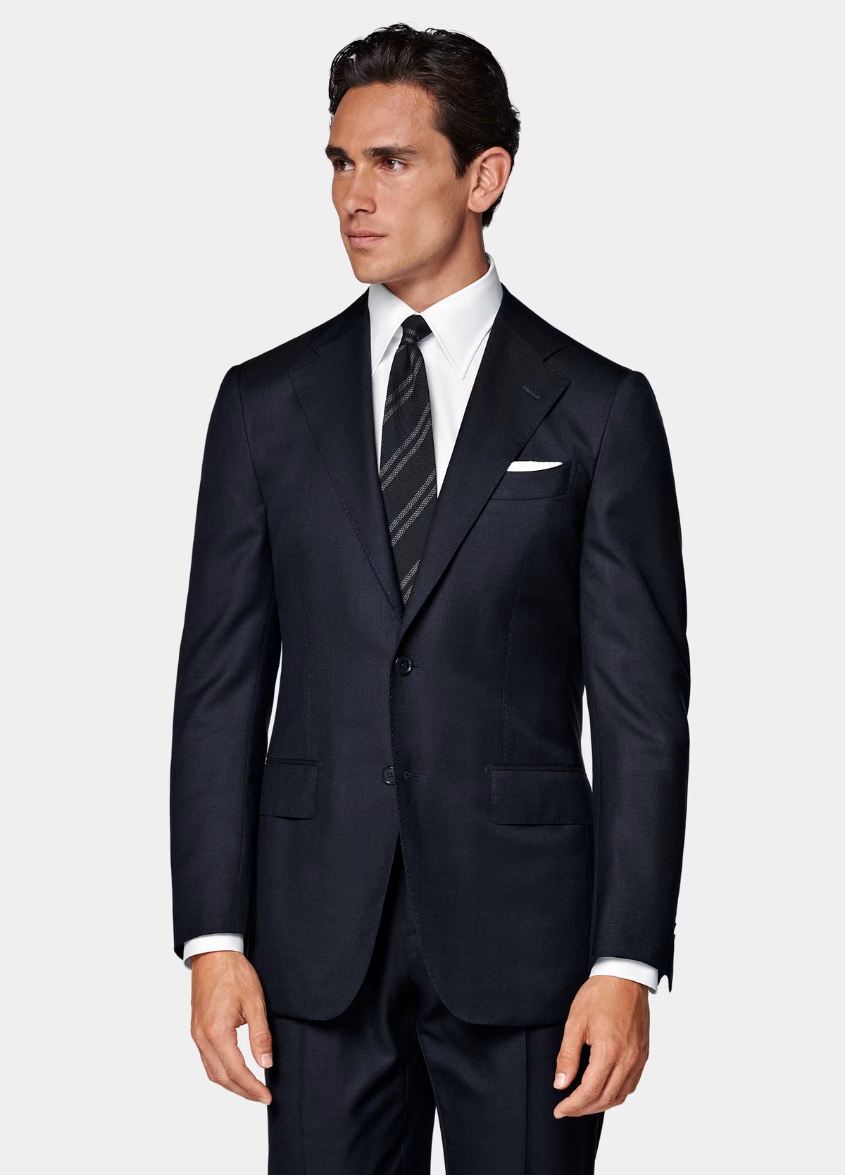 Black Tailored Fit Milano Suit