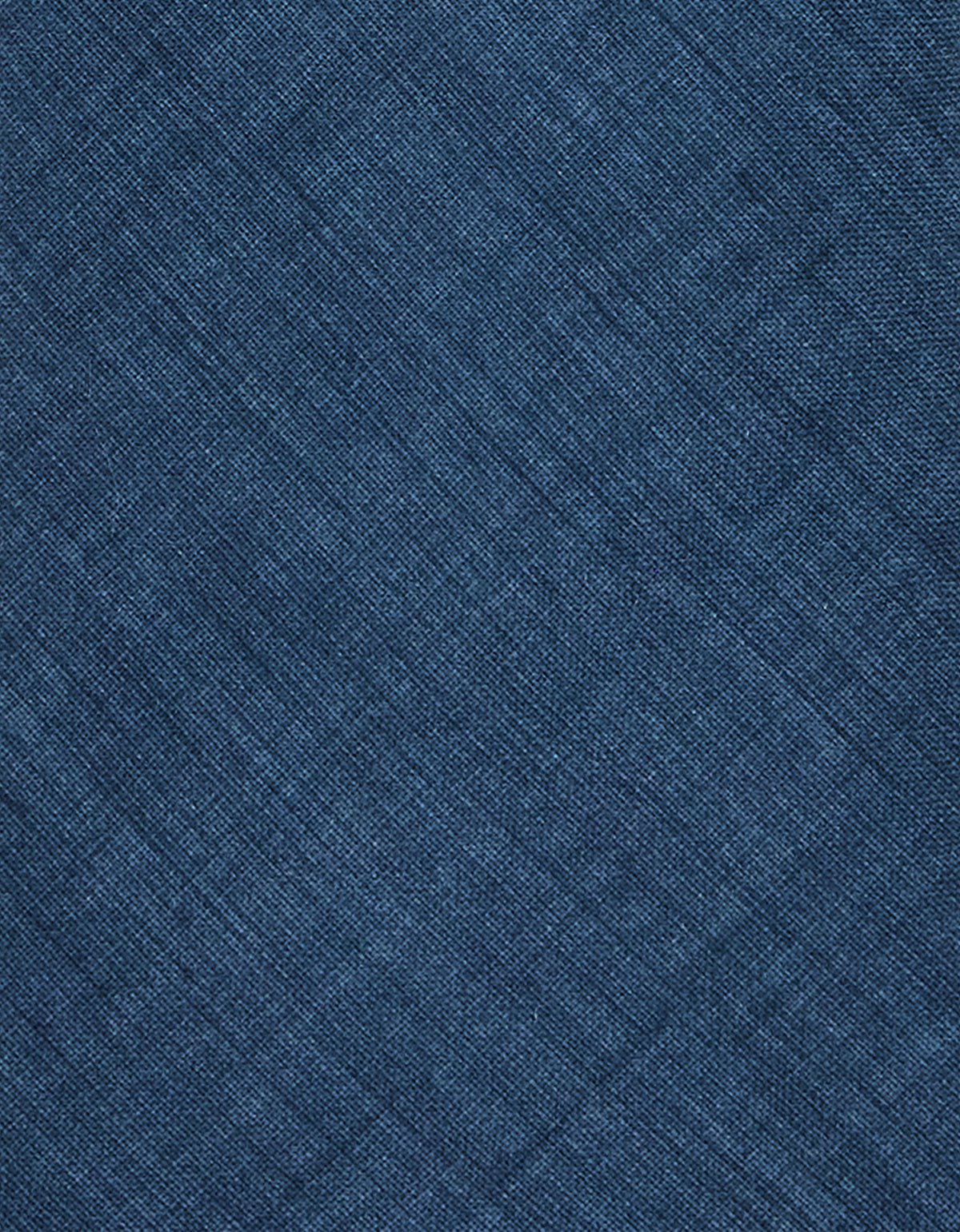 Blue tie in printed wool flannel