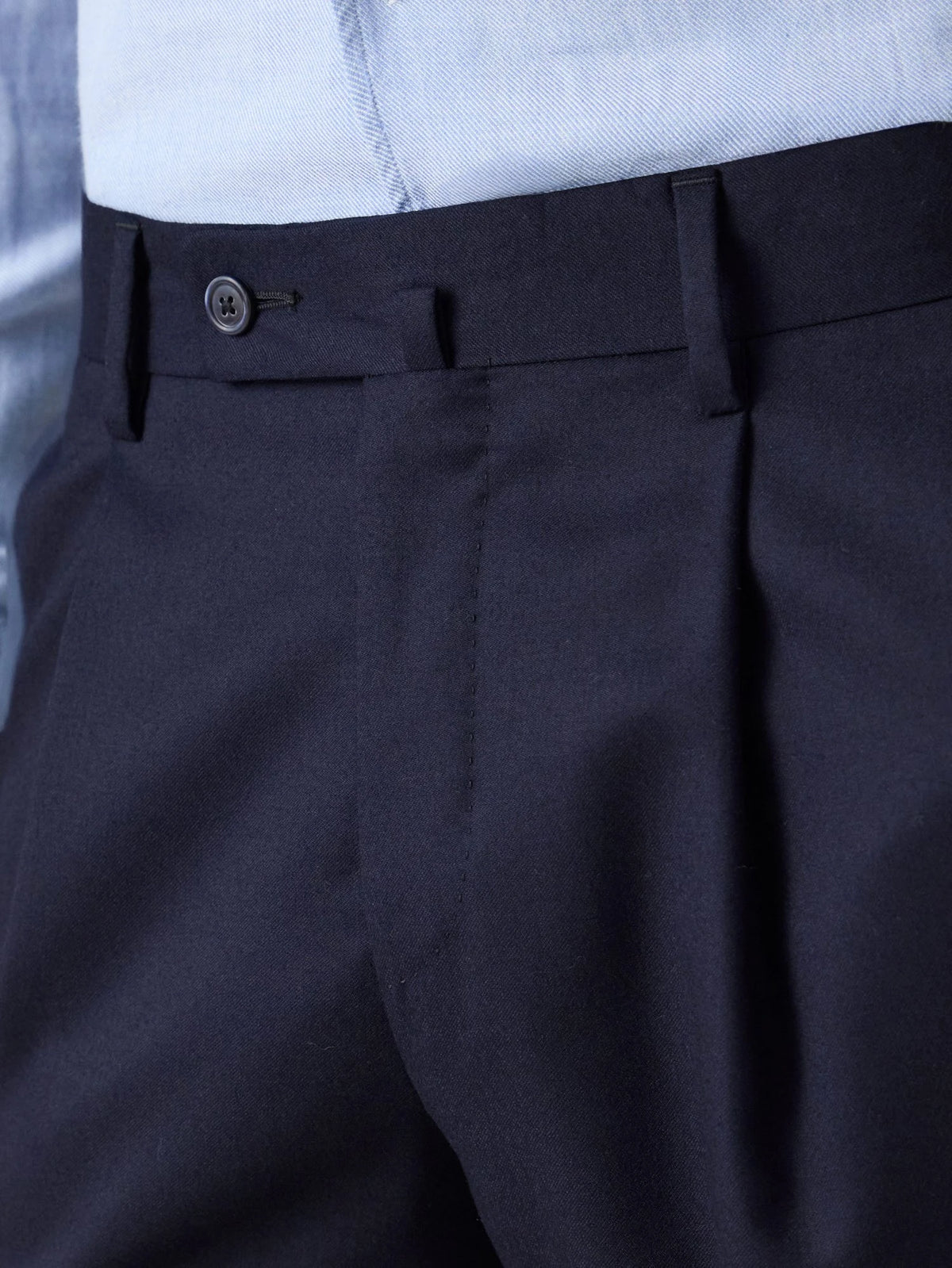 Classic Pleated Trousers Virgin Wool