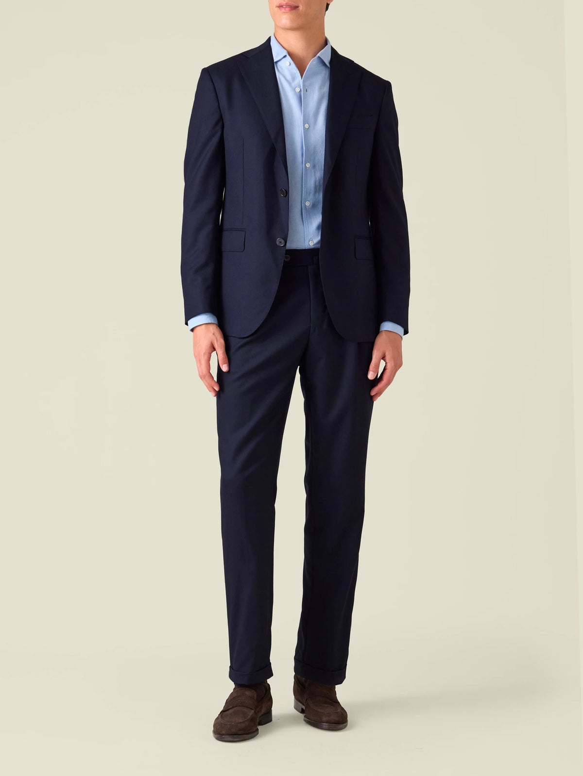 Classic Pleated Trousers Virgin Wool
