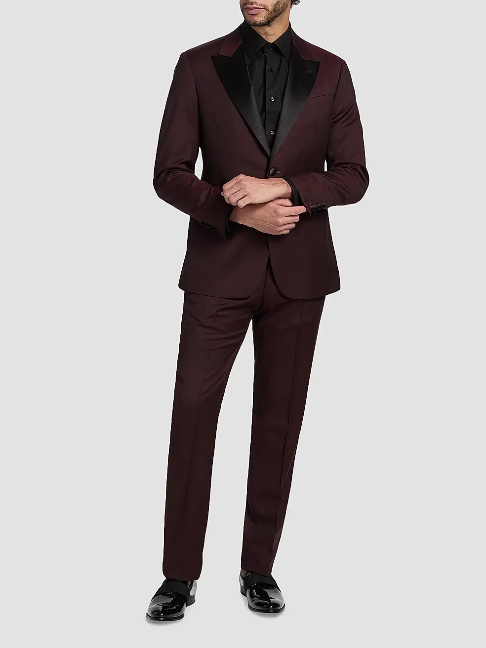 Emporio Armani  Solid Virgin Wool Tuxedo