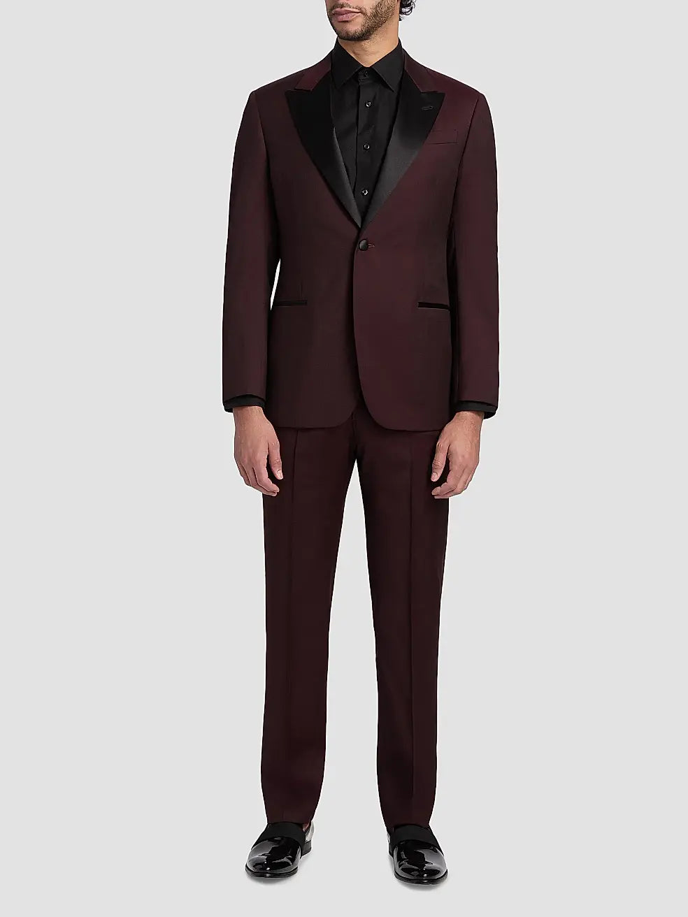 Emporio Armani  Solid Virgin Wool Tuxedo