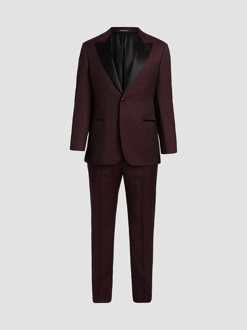 Emporio Armani  Solid Virgin Wool Tuxedo