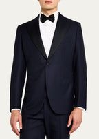Men's 150s Wool Grosgrain Tuxedo