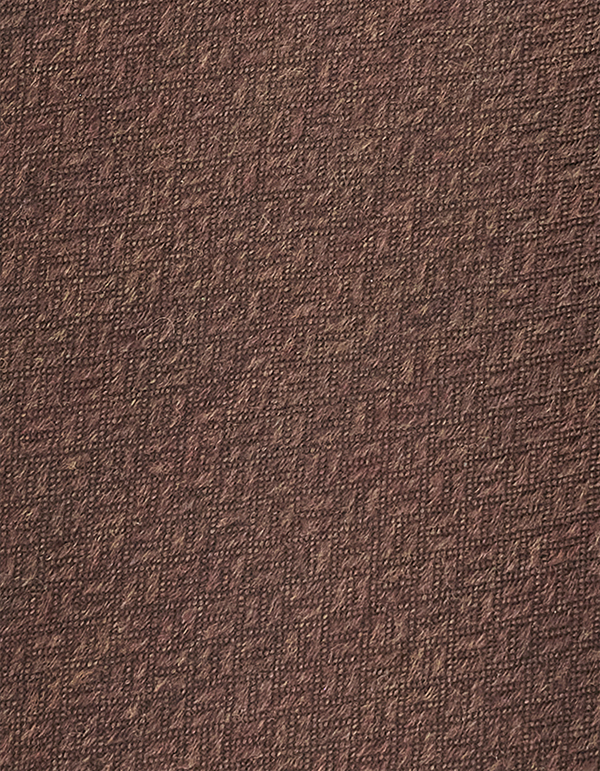 Brown wool and silk jacquard blend tie