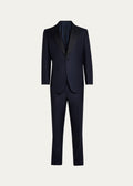 Men's 150s Wool Grosgrain Tuxedo
