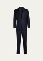 Men's 150s Wool Grosgrain Tuxedo
