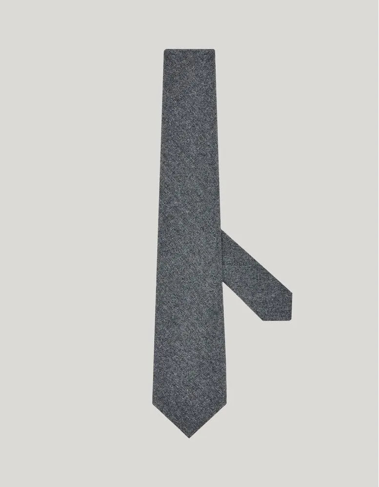 Gray Canali Impeccabile wool tie