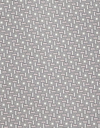 Gray pure silk tie printed with geometric motif