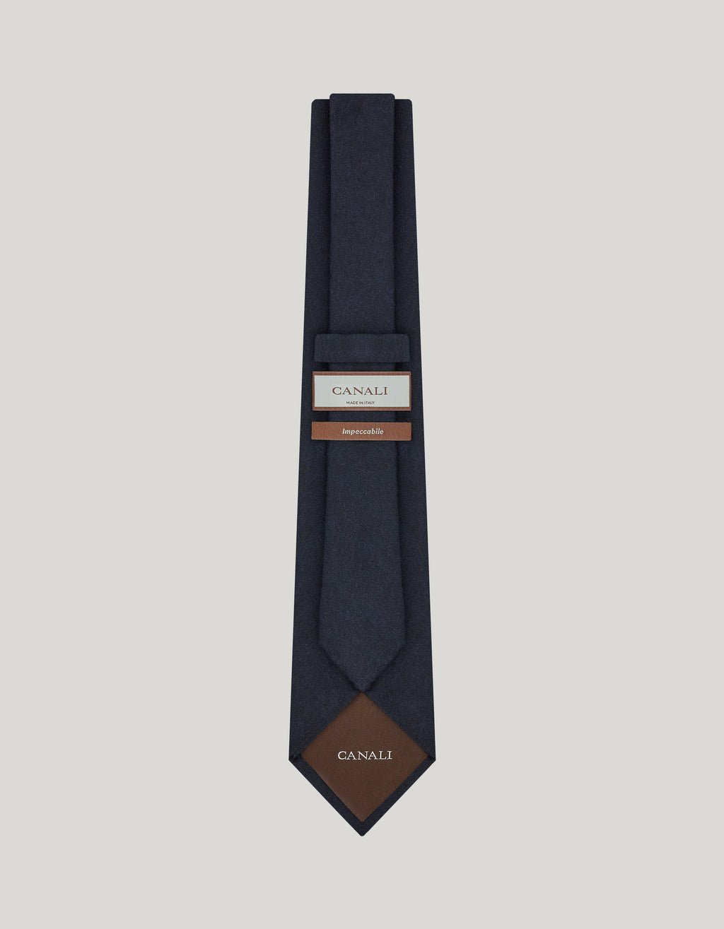 Blue Canali Impeccabile wool tie