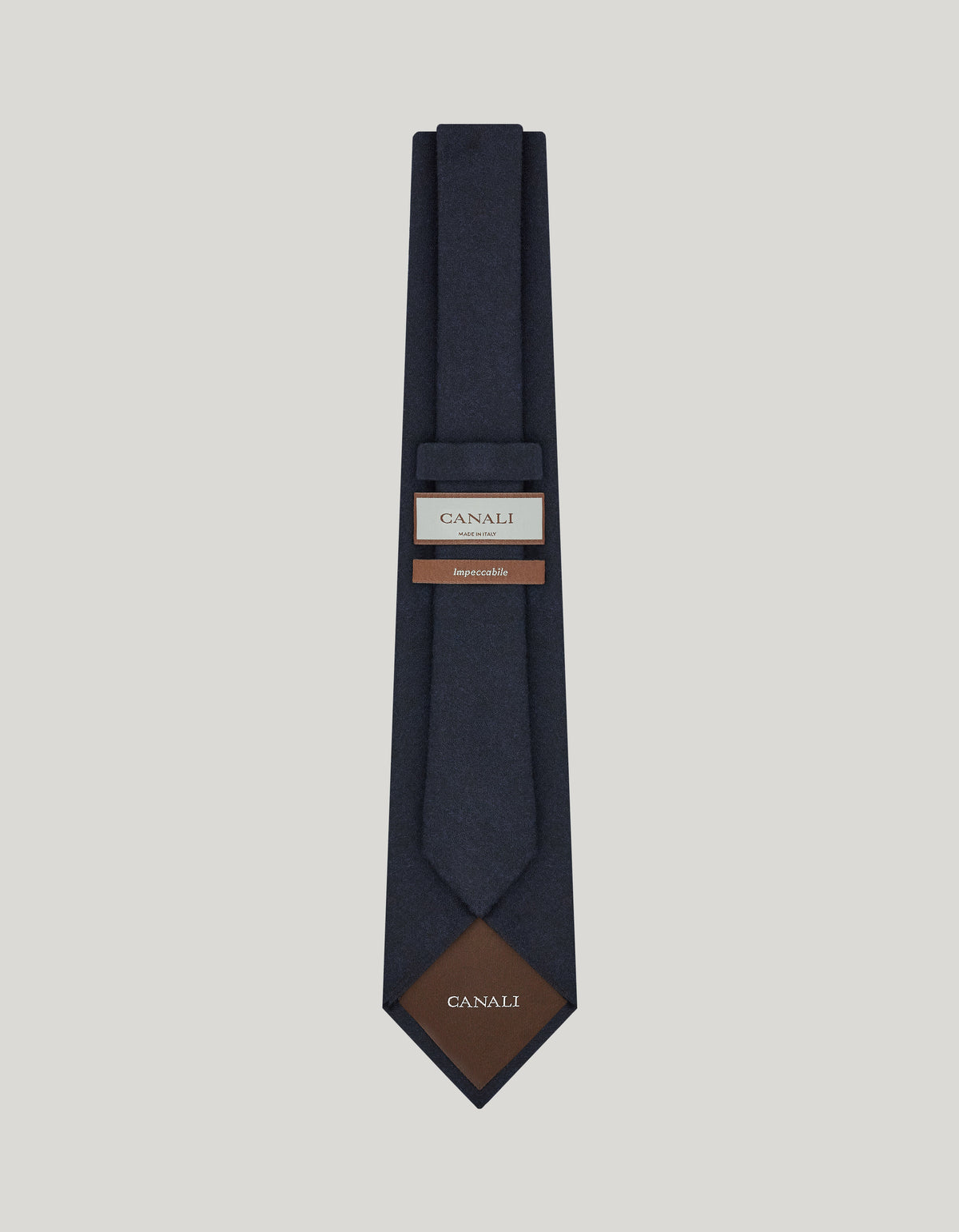 Blue Canali Impeccabile wool tie