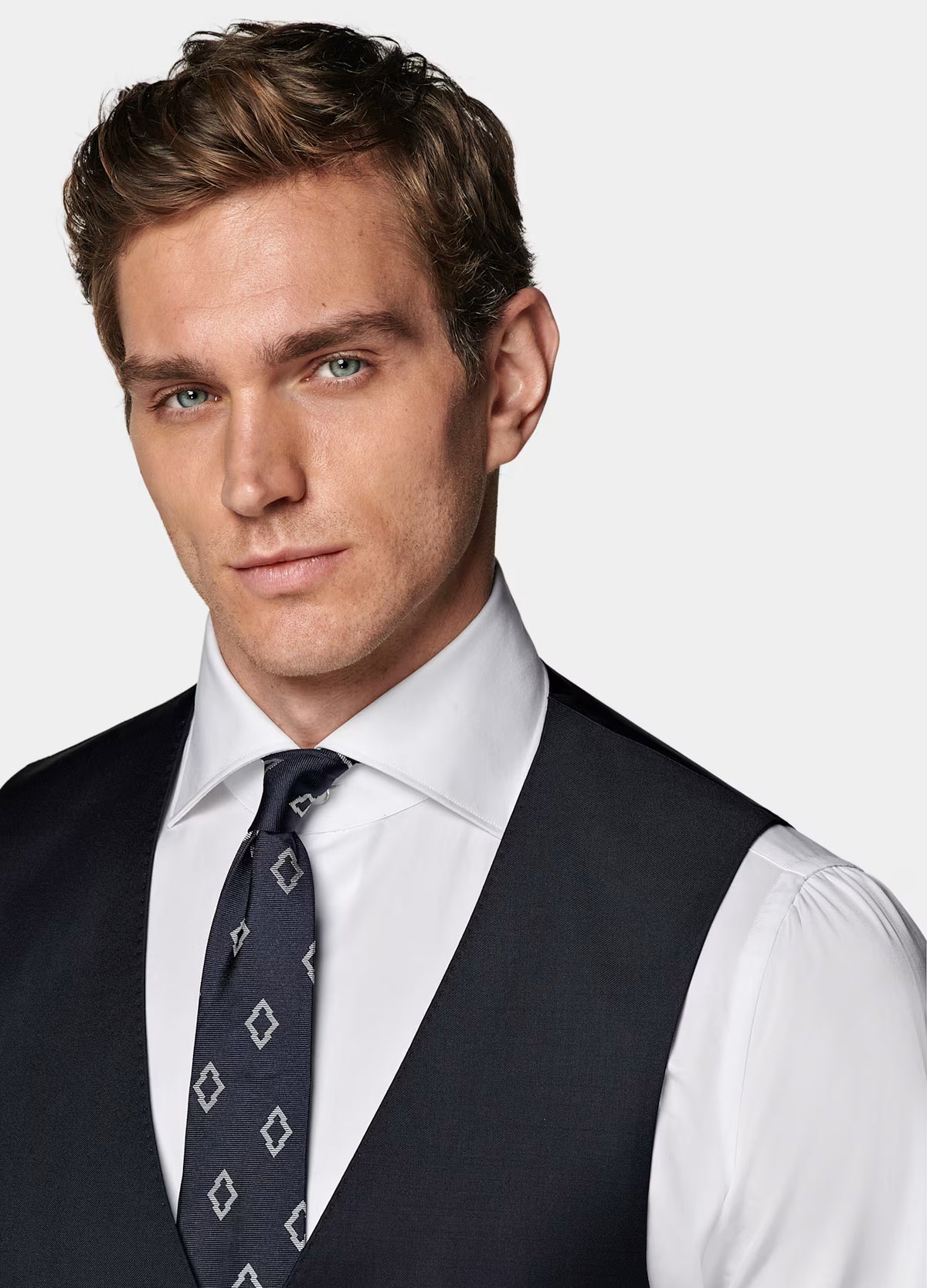 Vest Navy · Pure S110's Wool · Vitale Barberis Canonico