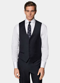 Vest Navy · Pure S110's Wool · Vitale Barberis Canonico
