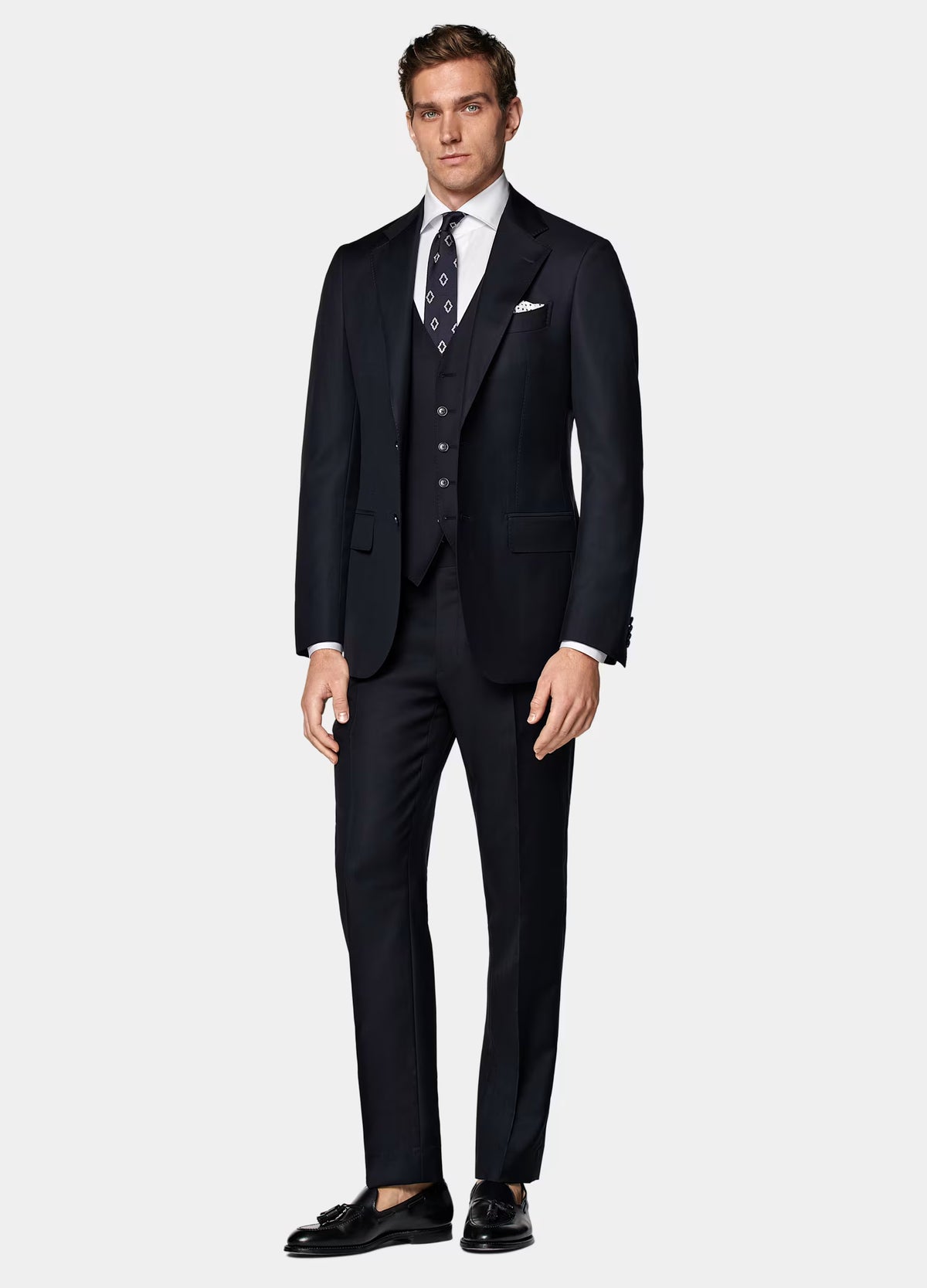 Vest Navy · Pure S110's Wool · Vitale Barberis Canonico