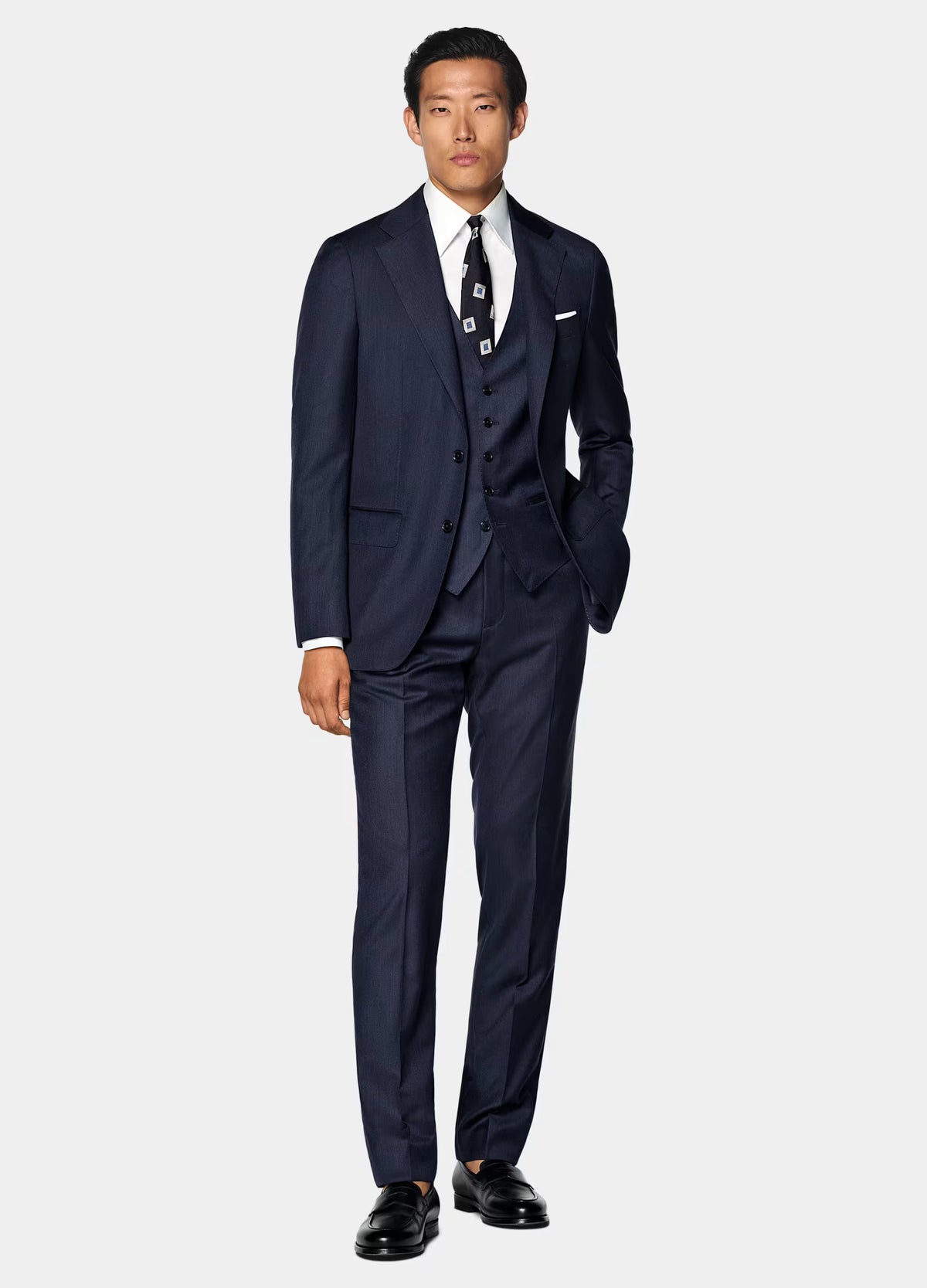 Mid Blue · Pure S110's Wool · Vitale Barberis