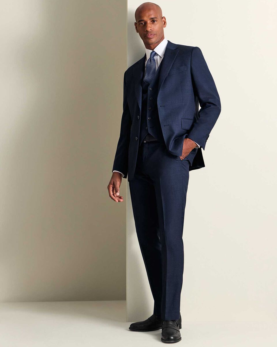 Zoom  details about product:End-on-End Ultimate Performance Suit Vest - Navy